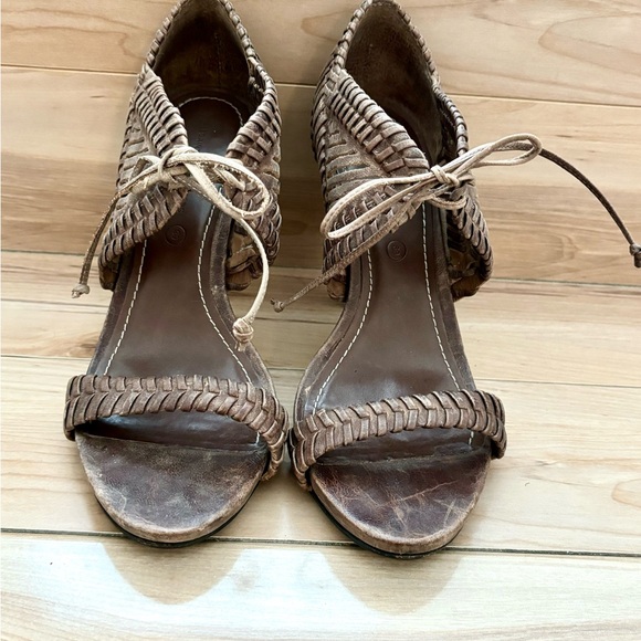 All Saints Braided Leather Sandal - Picture 5 of 9